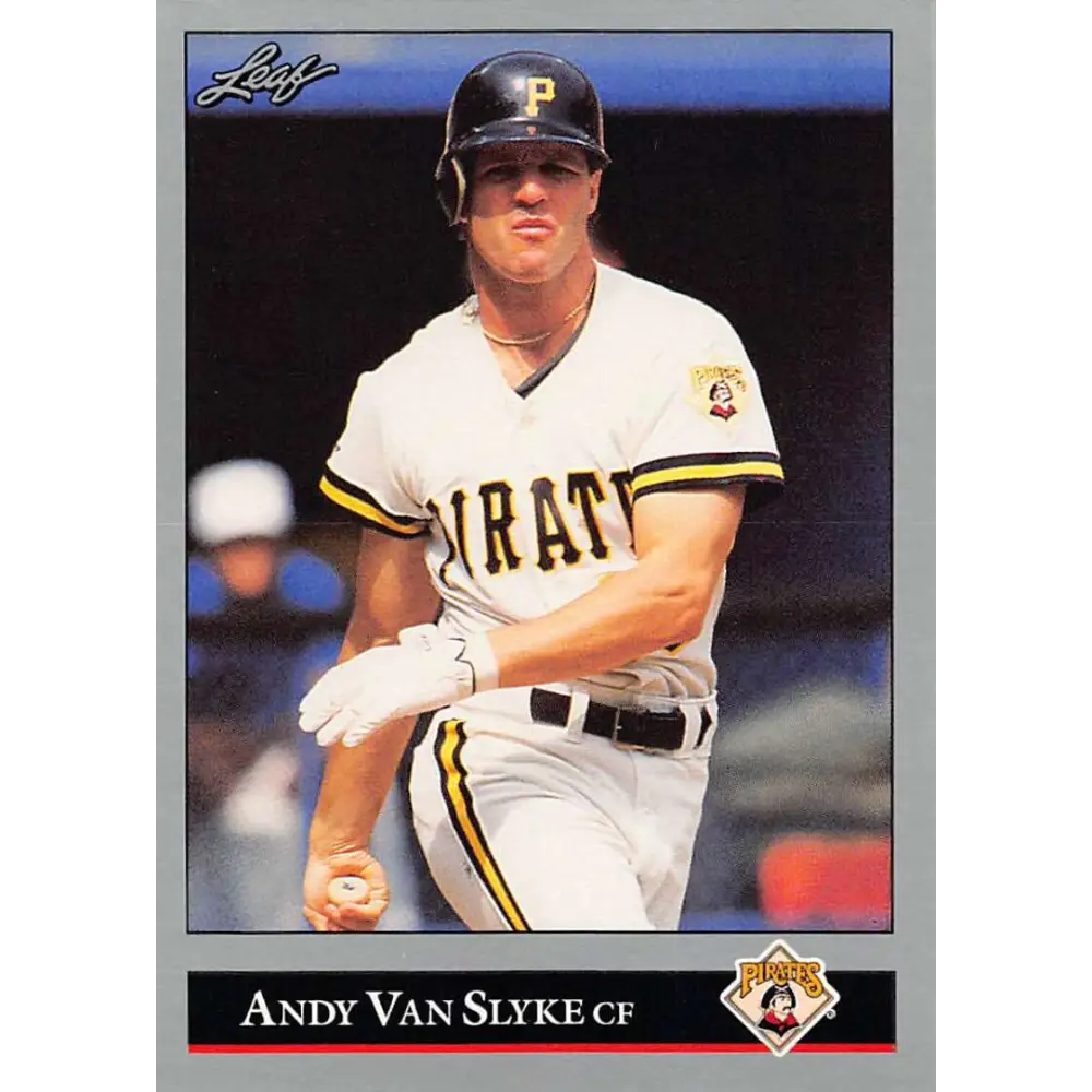 1992 Leaf #43 Andy Van Slyke NM-MT Pittsburgh Pirates Baseball Card Image 1
