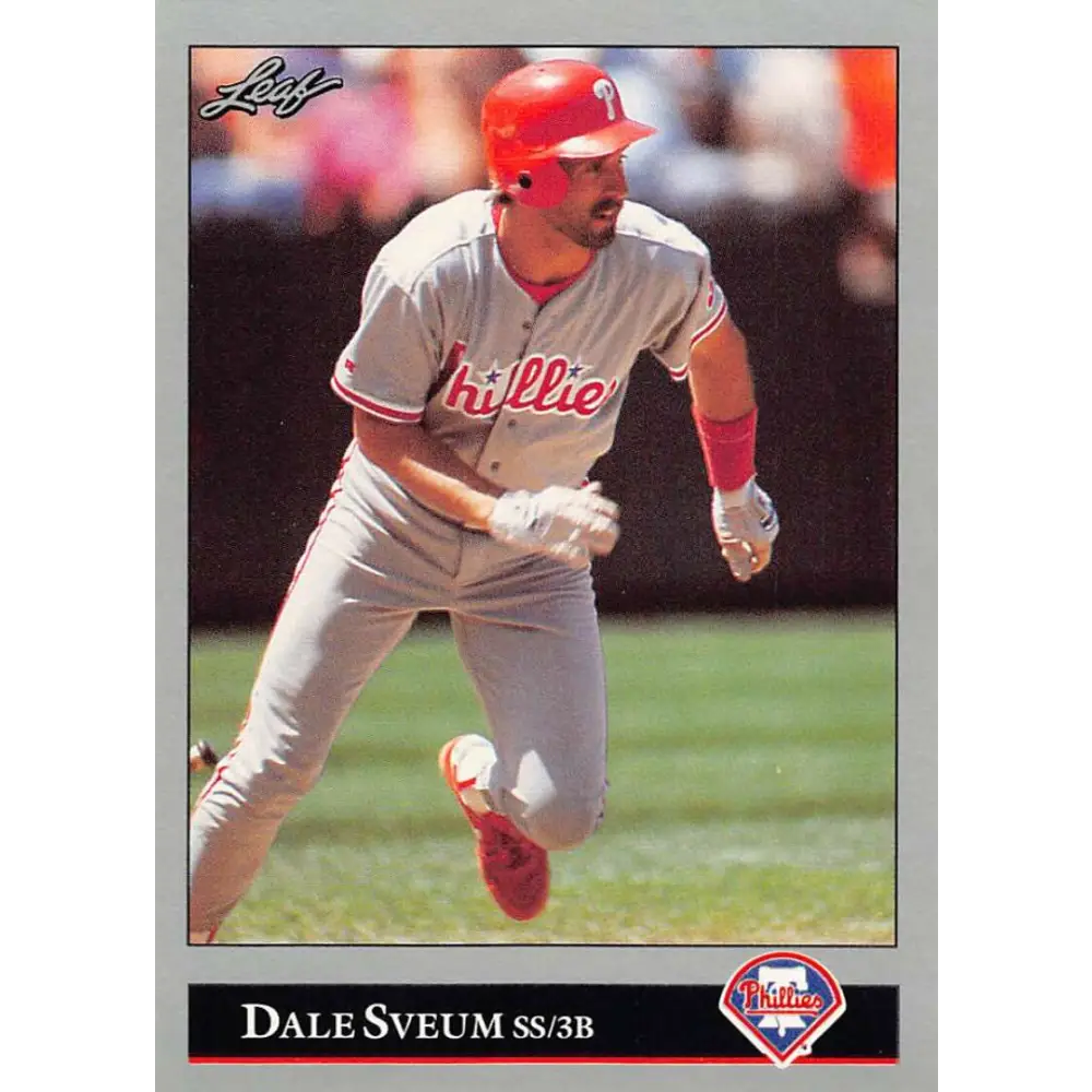 1992 Leaf #473 Dale Sveum NM-MT Philadelphia Phillies Baseball Card Image 1