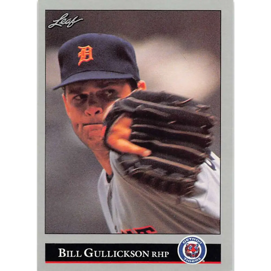 1992 Leaf #61 Bill Gullickson NM-MT Detroit Tigers Baseball Card Image 1