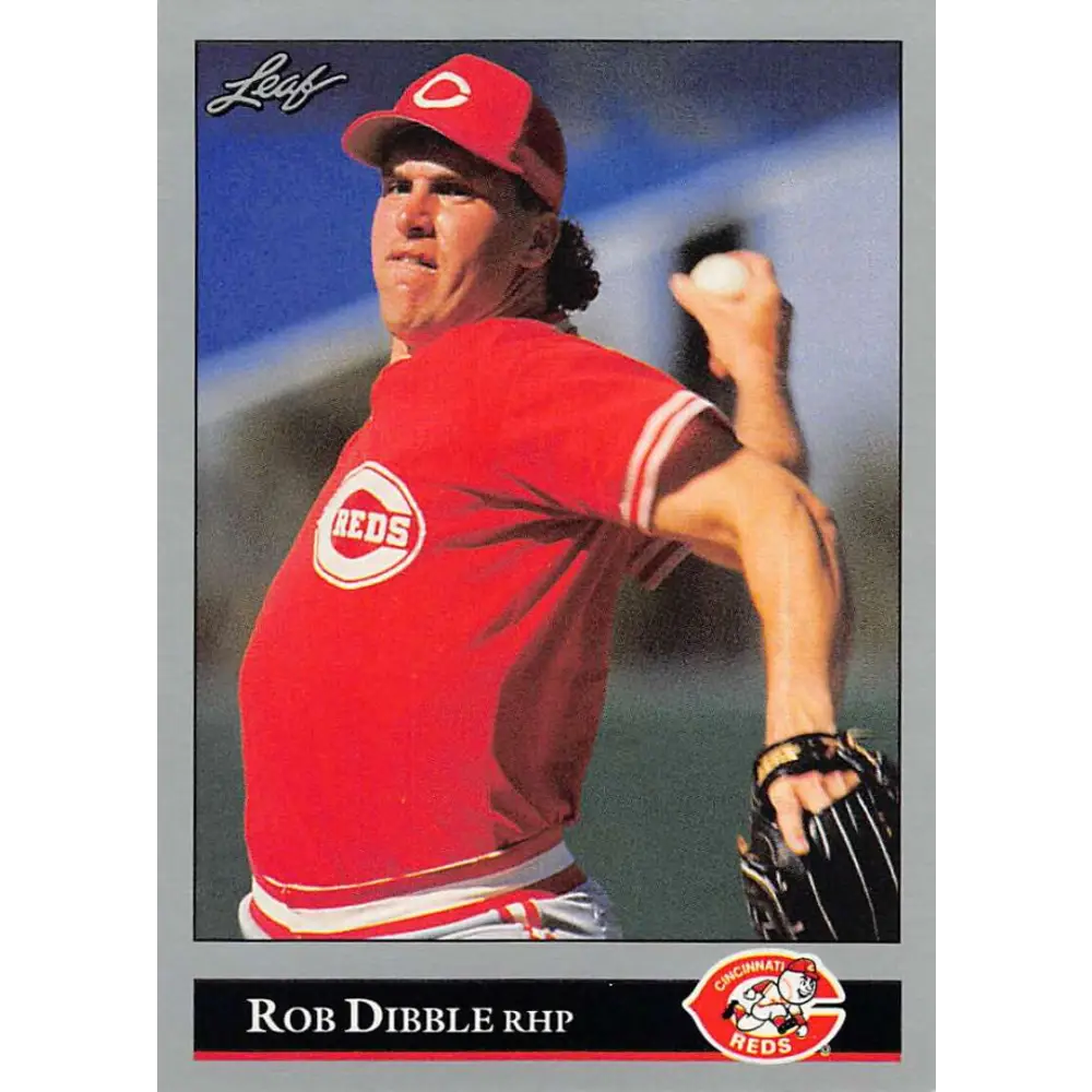 1992 Leaf #69 Rob Dibble NM-MT Cincinnati Reds Baseball Card Image 1