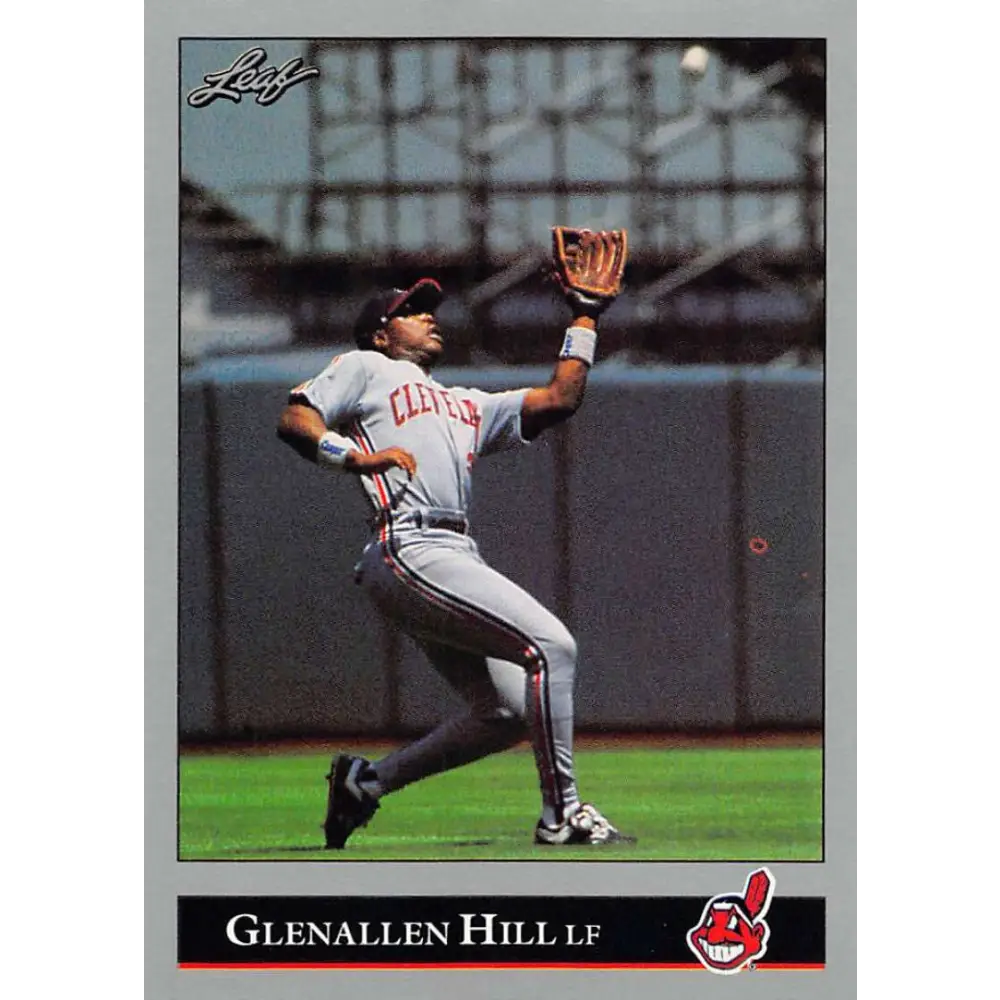 1992 Leaf #70 Glenallen Hill NM-MT Cleveland Indians Baseball Card Image 1