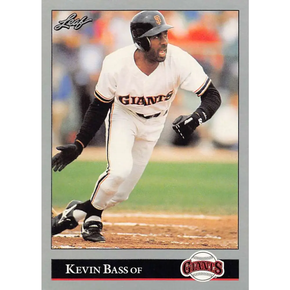 1992 Leaf #76 Kevin Bass NM-MT San Francisco Giants Baseball Card Image 1