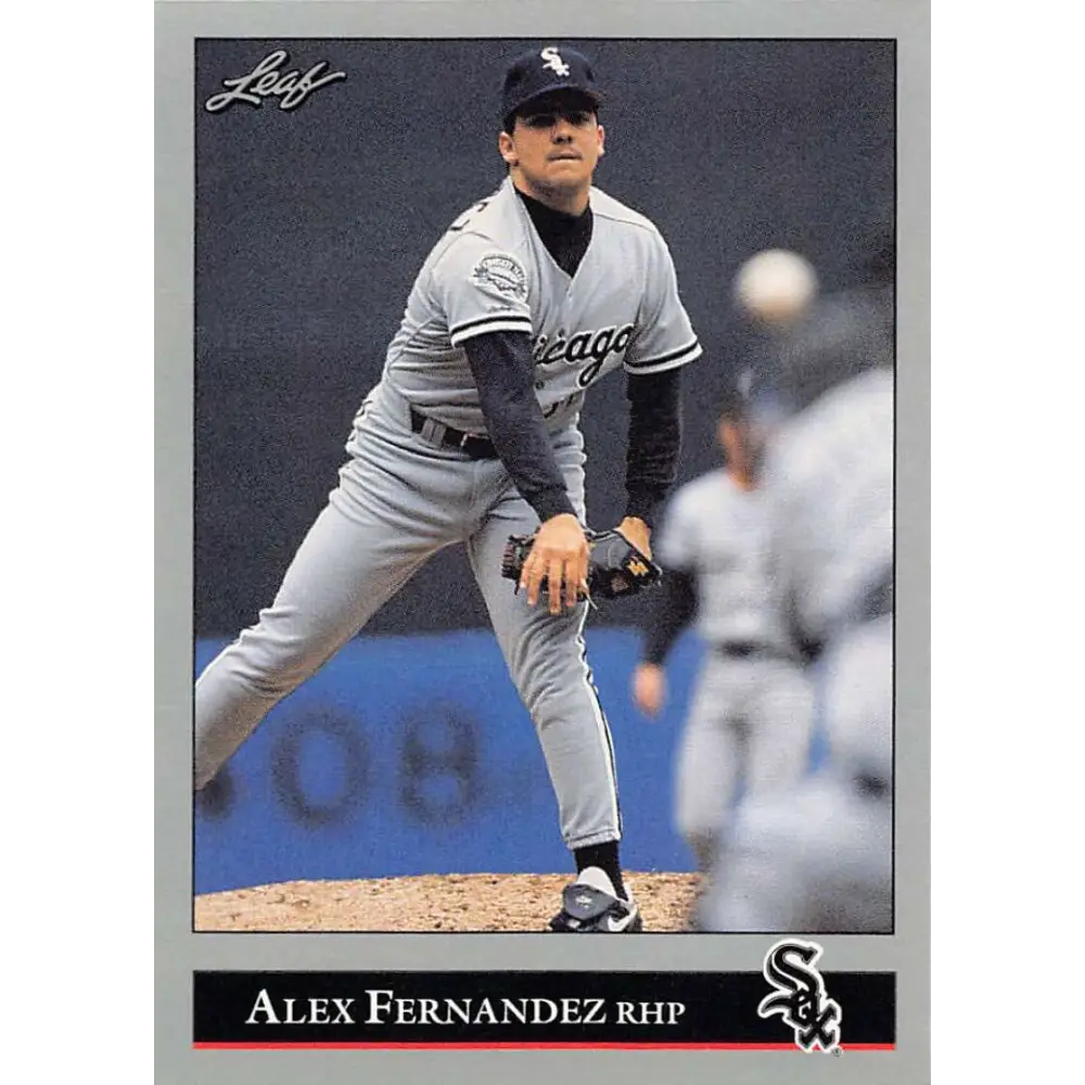 1992 Leaf #85 Alex Fernandez NM-MT Chicago White Sox Baseball Card Image 1