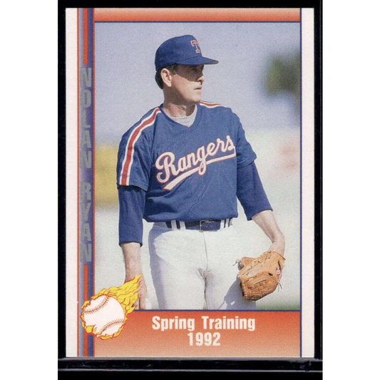 1992 Pacific Ryan Texas Express II #218 Spring Training 1992 Texas Rangers NM-MT Baseball Card Image 1
