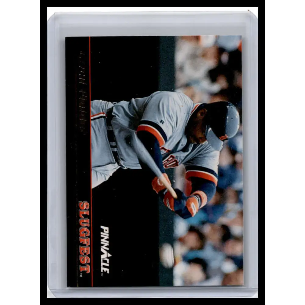 1992 Pinnacle #1 Cecil Fielder NM-MT Detroit Tigers Baseball Card Image 1