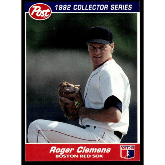 1992 Post Cereal #16 Roger Clemens EX/NM Boston Red Sox Baseball Card Image 1