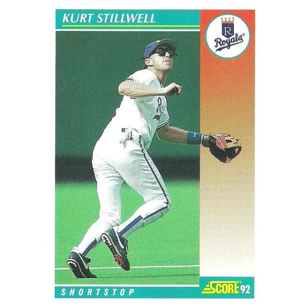 1992 Score #236 Kurt Stillwell NM-MT Kansas City Royals Baseball Card Image 1