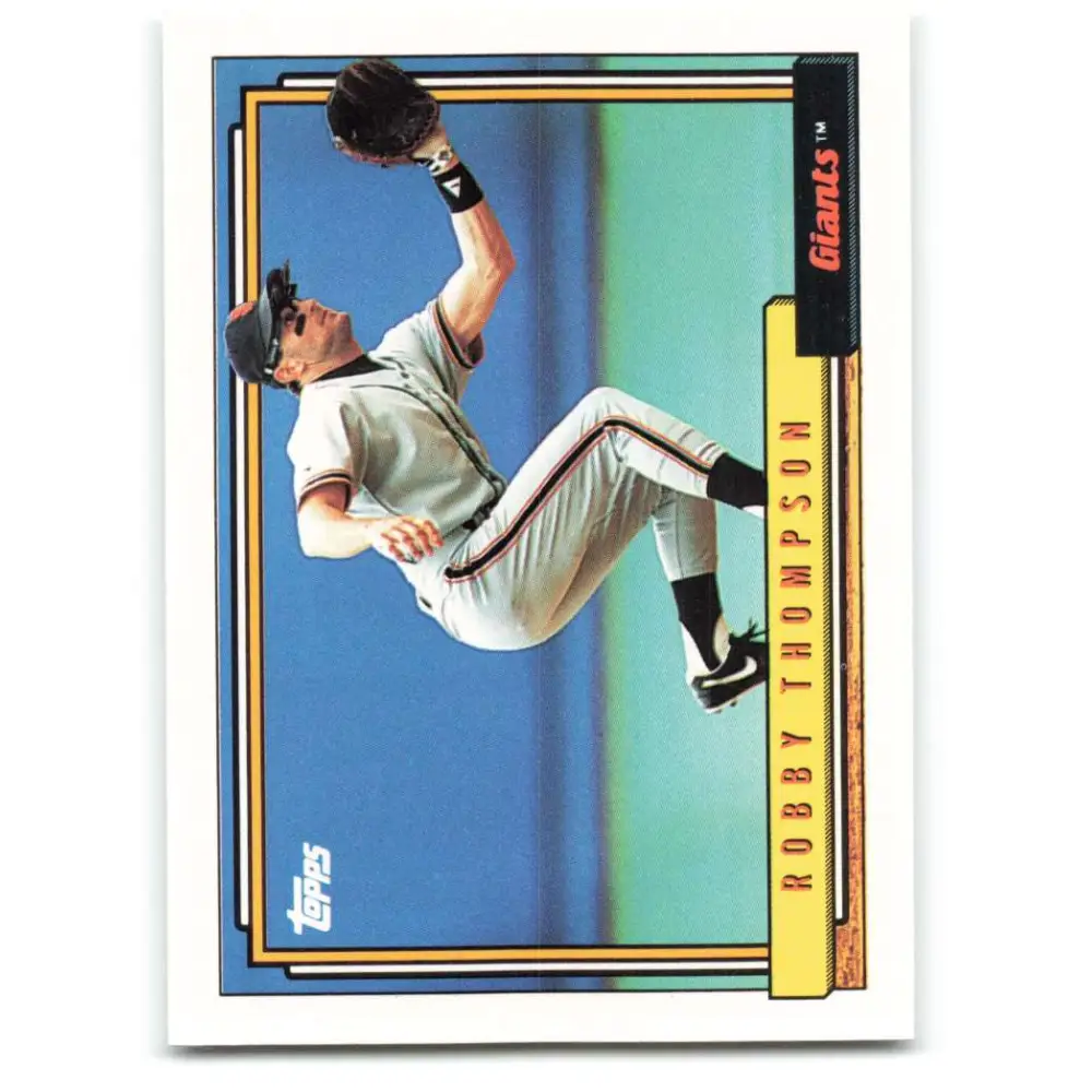 1992 Topps #475 Robby Thompson NM-MT San Francisco Giants Baseball Card  Image 1