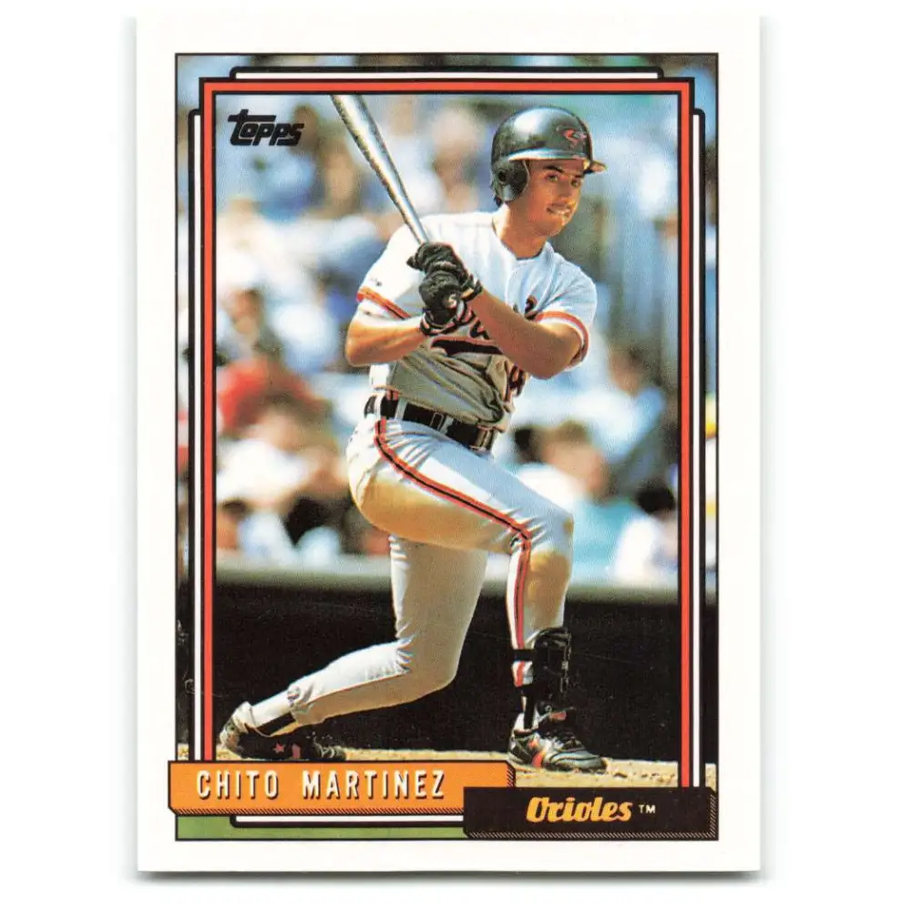 1992 Topps #479 Chito Martinez NM-MT Baltimore Orioles Baseball Card  Image 1