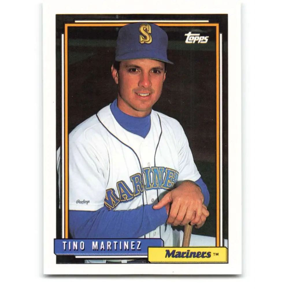 1992 Topps #481 Tino Martinez NM-MT Seattle Mariners Baseball Card  Image 1