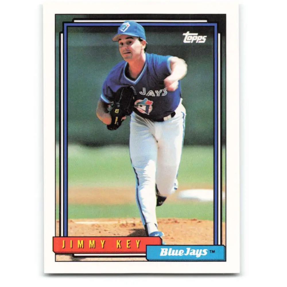 1992 Topps #482 Jimmy Key NM-MT Toronto Blue Jays Baseball Card  Image 1