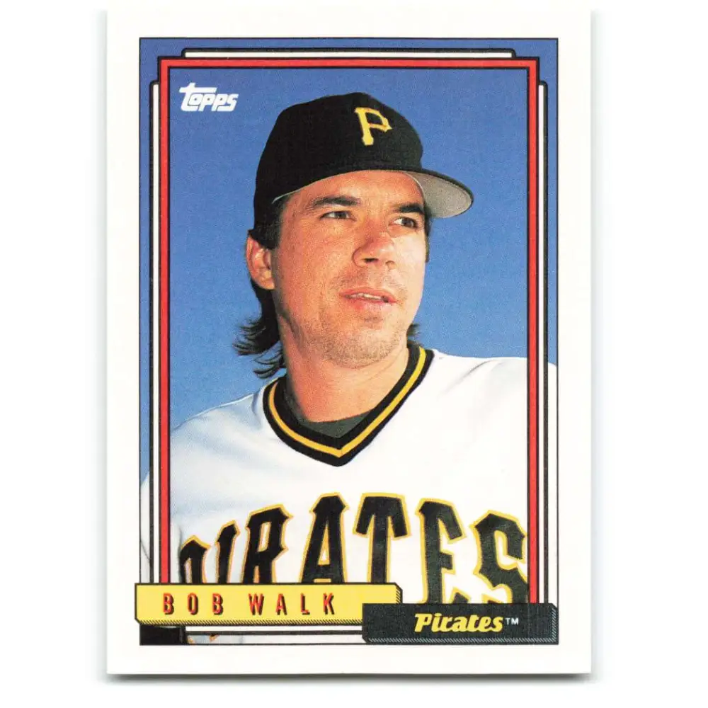 1992 Topps #486 Bob Walk NM-MT Pittsburgh Pirates Baseball Card  Image 1