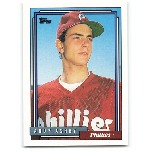 1992 Topps #497 Andy Ashby NM-MT Philadelphia Phillies Baseball Card  Image 1