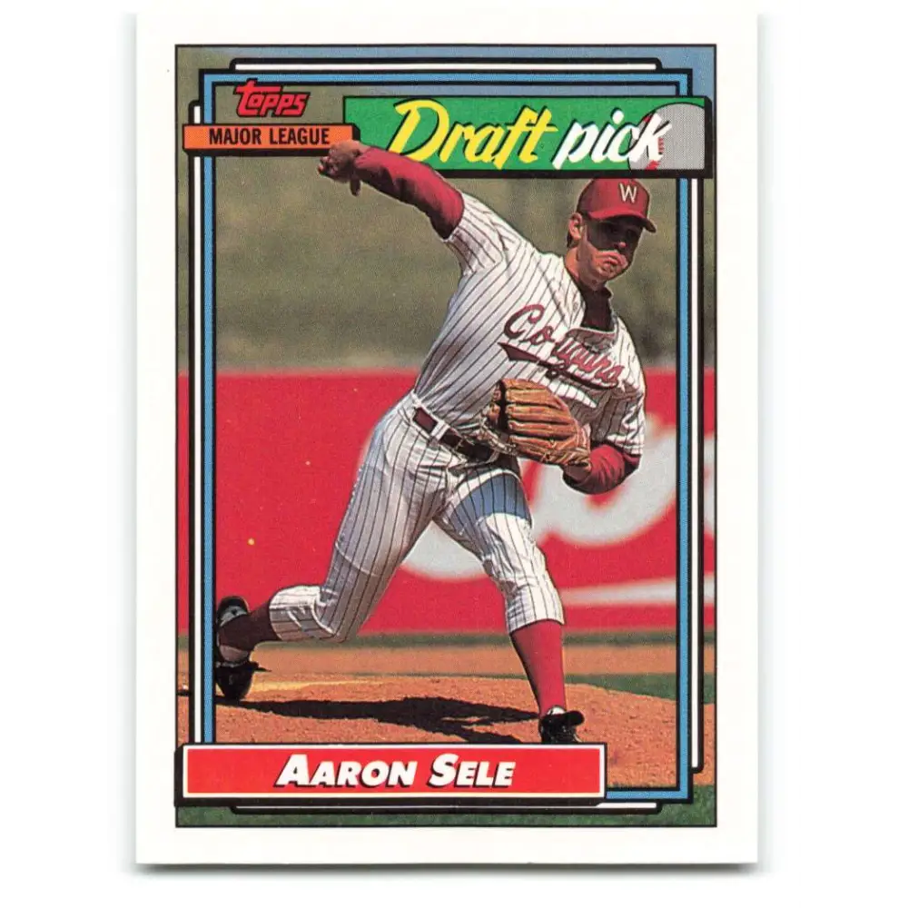 1992 Topps #504 Aaron Sele NM-MT RC Rookie Boston Red Sox Baseball Card  Image 1