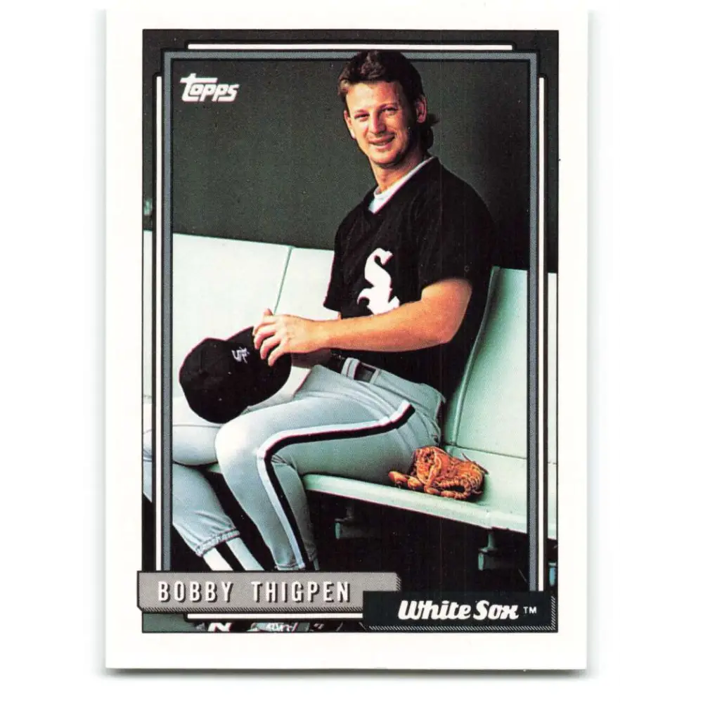 1992 Topps #505 Bobby Thigpen NM-MT Chicago White Sox Baseball Card  Image 1