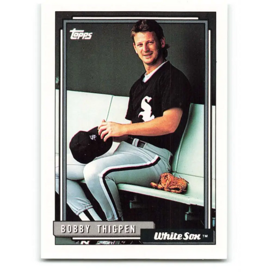 1992 Topps #505 Bobby Thigpen NM-MT Chicago White Sox Baseball Card  Image 1