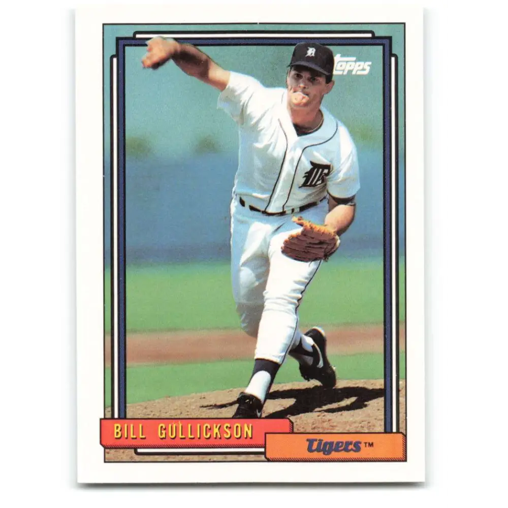 1992 Topps #508 Bill Gullickson NM-MT Detroit Tigers Baseball Card  Image 1