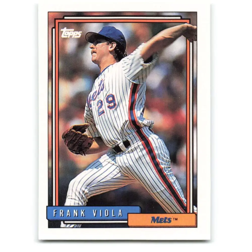 1992 Topps #510 Frank Viola NM-MT New York Mets Baseball Card  Image 1