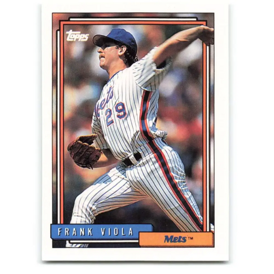 1992 Topps #510 Frank Viola NM-MT New York Mets Baseball Card  Image 1