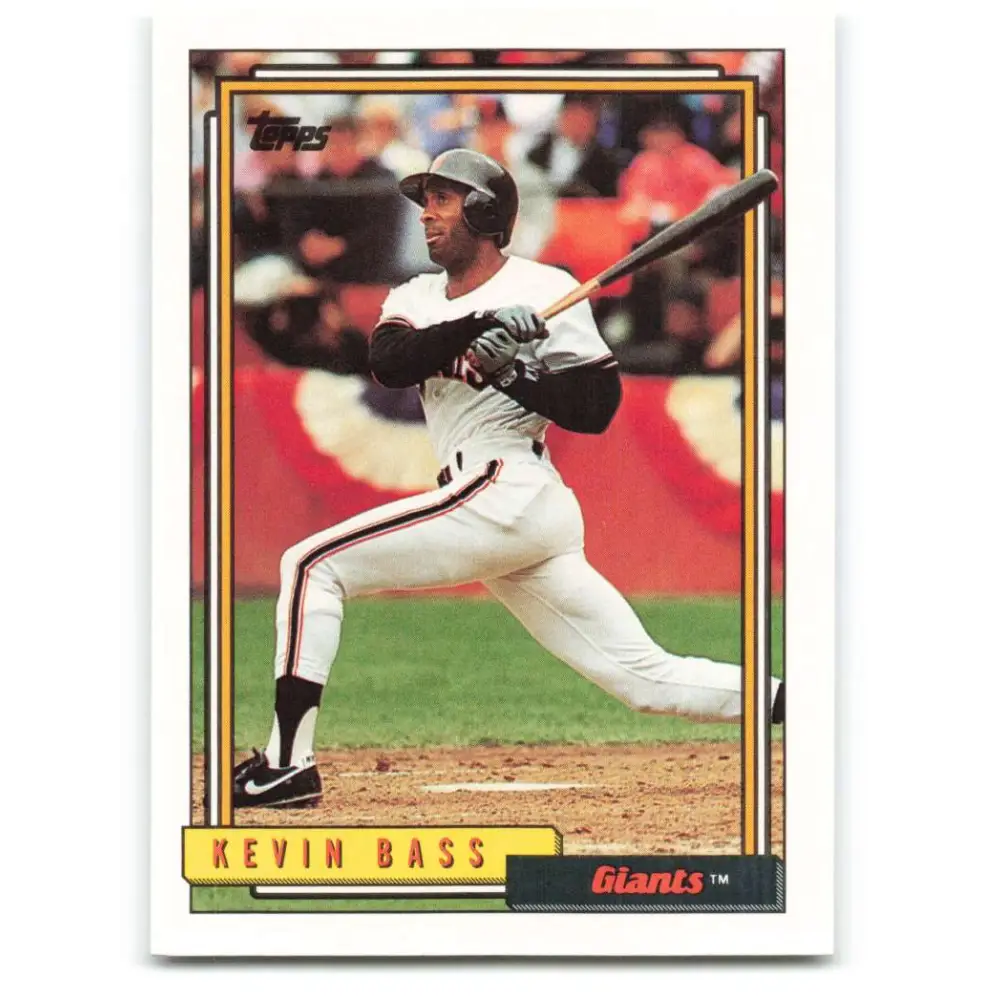 1992 Topps #513 Kevin Bass NM-MT San Francisco Giants Baseball Card  Image 1