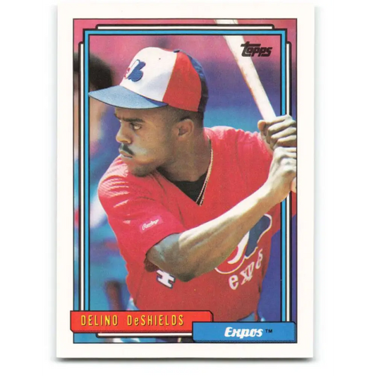 1992 Topps #515 Delino DeShields NM-MT Montreal Expos Baseball Card  Image 1