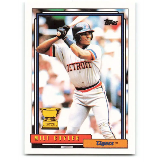 1992 Topps #522 Milt Cuyler NM-MT Detroit Tigers Baseball Card  Image 1