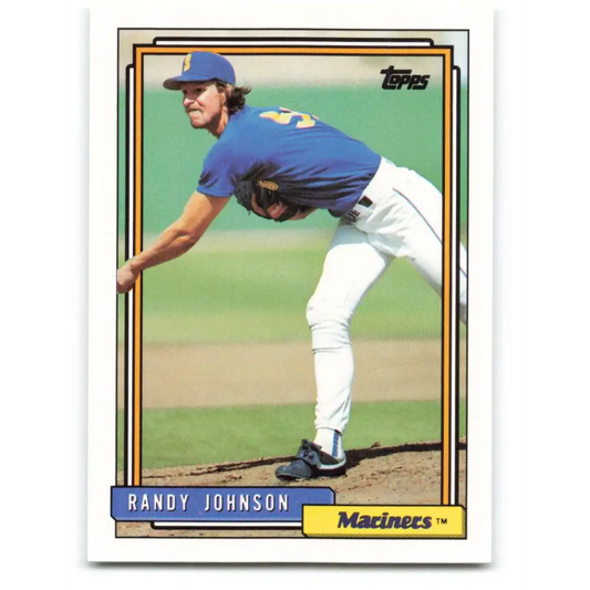 1992 Topps #525 Randy Johnson NM-MT Seattle Mariners Baseball Card  Image 1