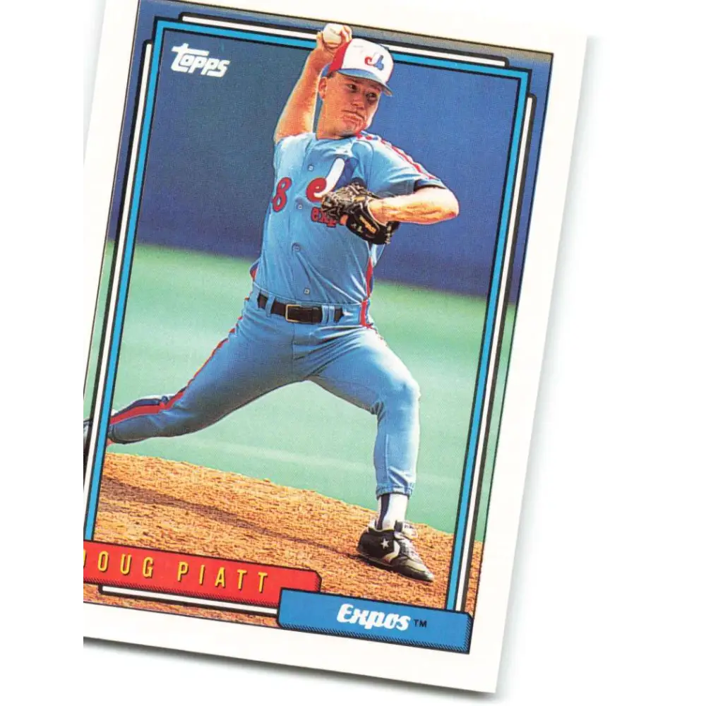 1992 Topps #526 Doug Piatt NM-MT Montreal Expos Baseball Card  Image 1