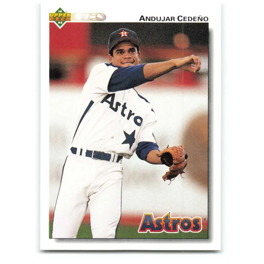 1992 Upper Deck #257 Andujar Cedeno NM-MT Houston Astros Baseball Card Image 1