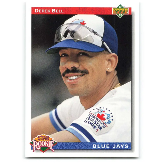 1992 Upper Deck #26 Derek Bell NM-MT Toronto Blue Jays Baseball Card Image 1