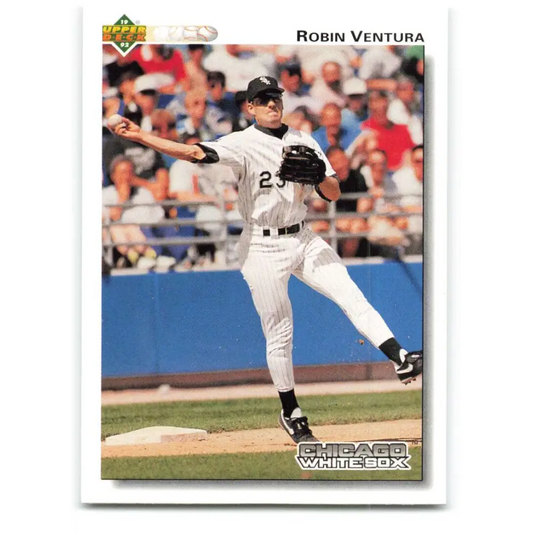 1992 Upper Deck #263 Robin Ventura NM-MT Chicago White Sox Baseball Card Image 1