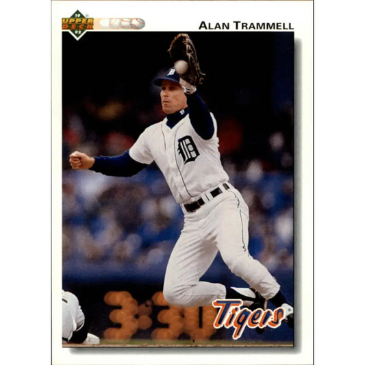 1992 Upper Deck #273 Alan Trammell NM-MT Detroit Tigers Baseball Card Image 1