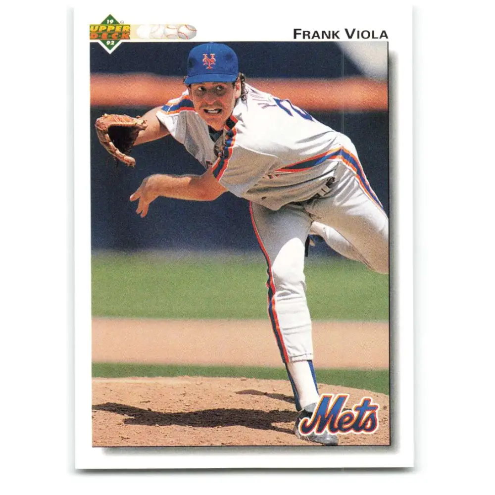 1992 Upper Deck #277 Frank Viola NM-MT New York Mets Baseball Card Image 1