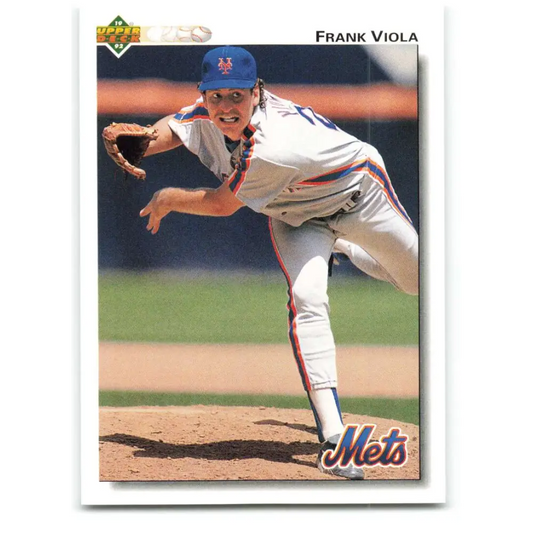 1992 Upper Deck #277 Frank Viola NM-MT New York Mets Baseball Card Image 1