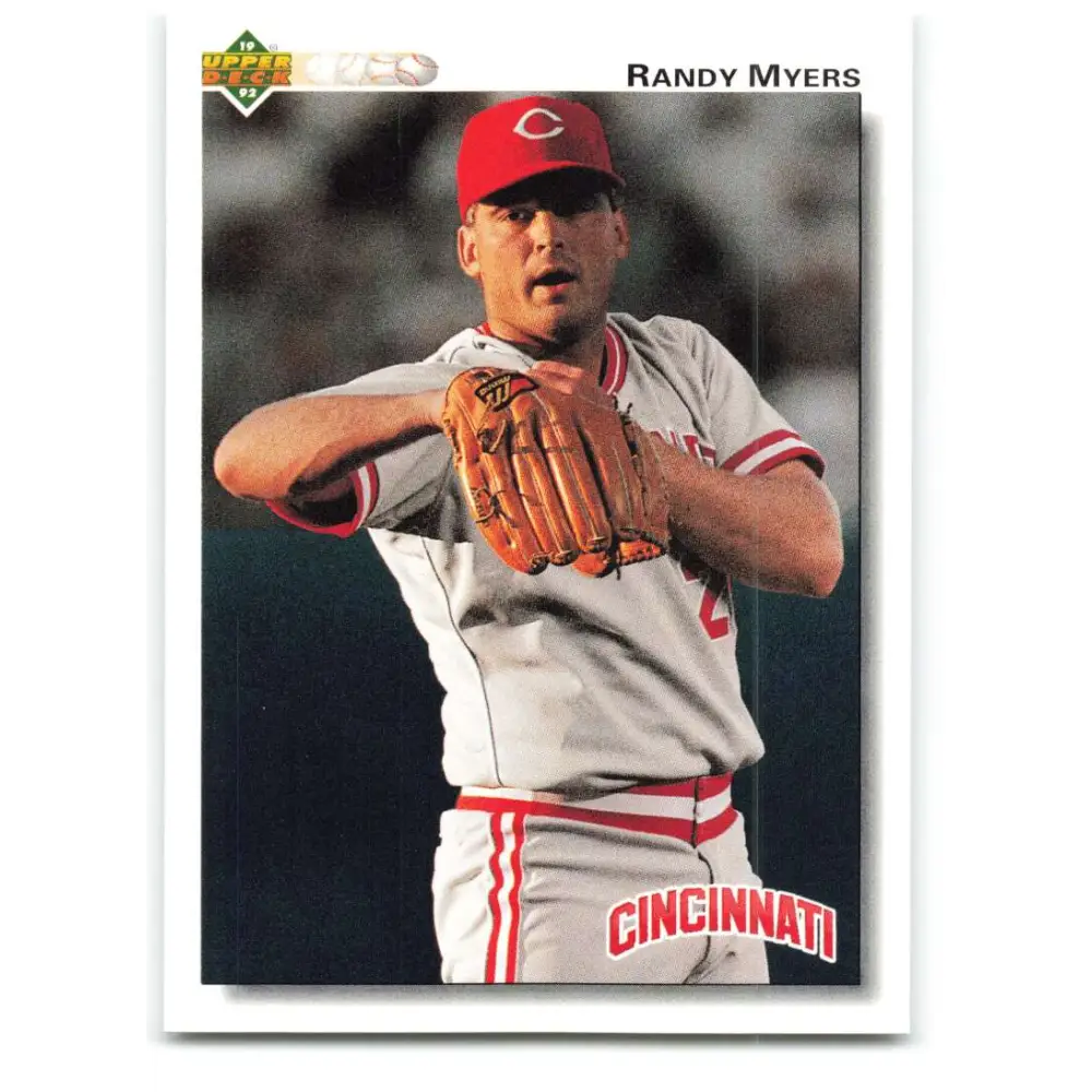 1992 Upper Deck #278 Randy Myers NM-MT Cincinnati Reds Baseball Card Image 1