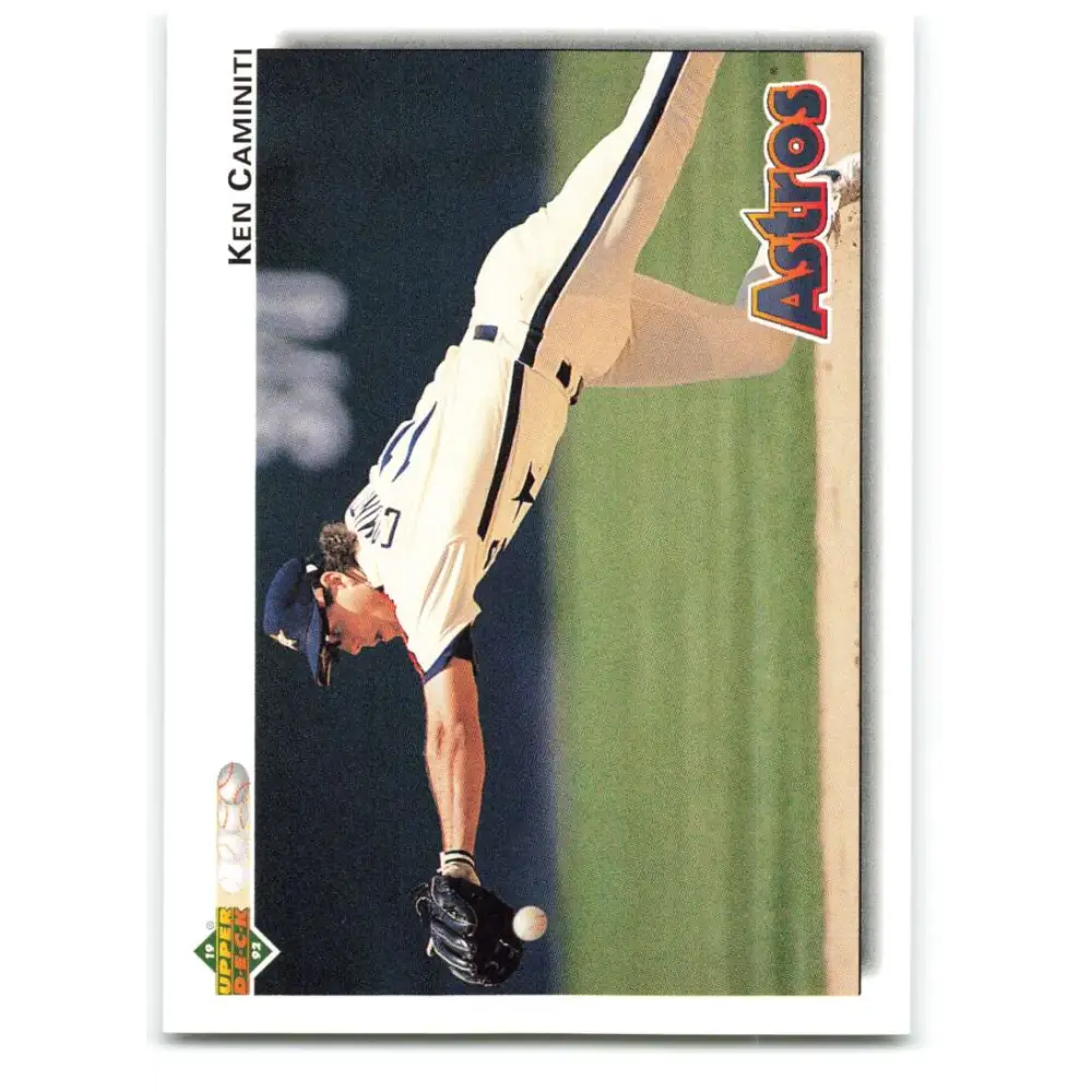 1992 Upper Deck #279 Ken Caminiti NM-MT Houston Astros Baseball Card Image 1