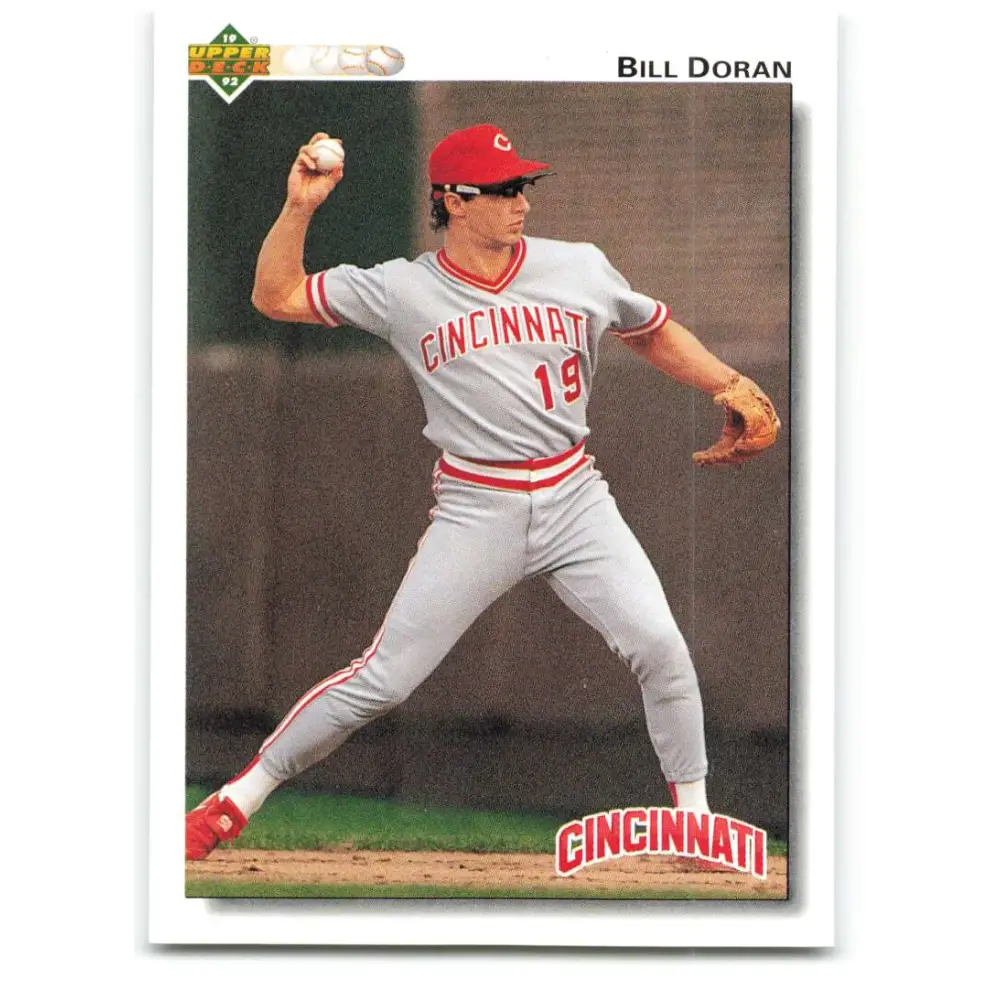 1992 Upper Deck #280 Bill Doran NM-MT Cincinnati Reds Baseball Card Image 1