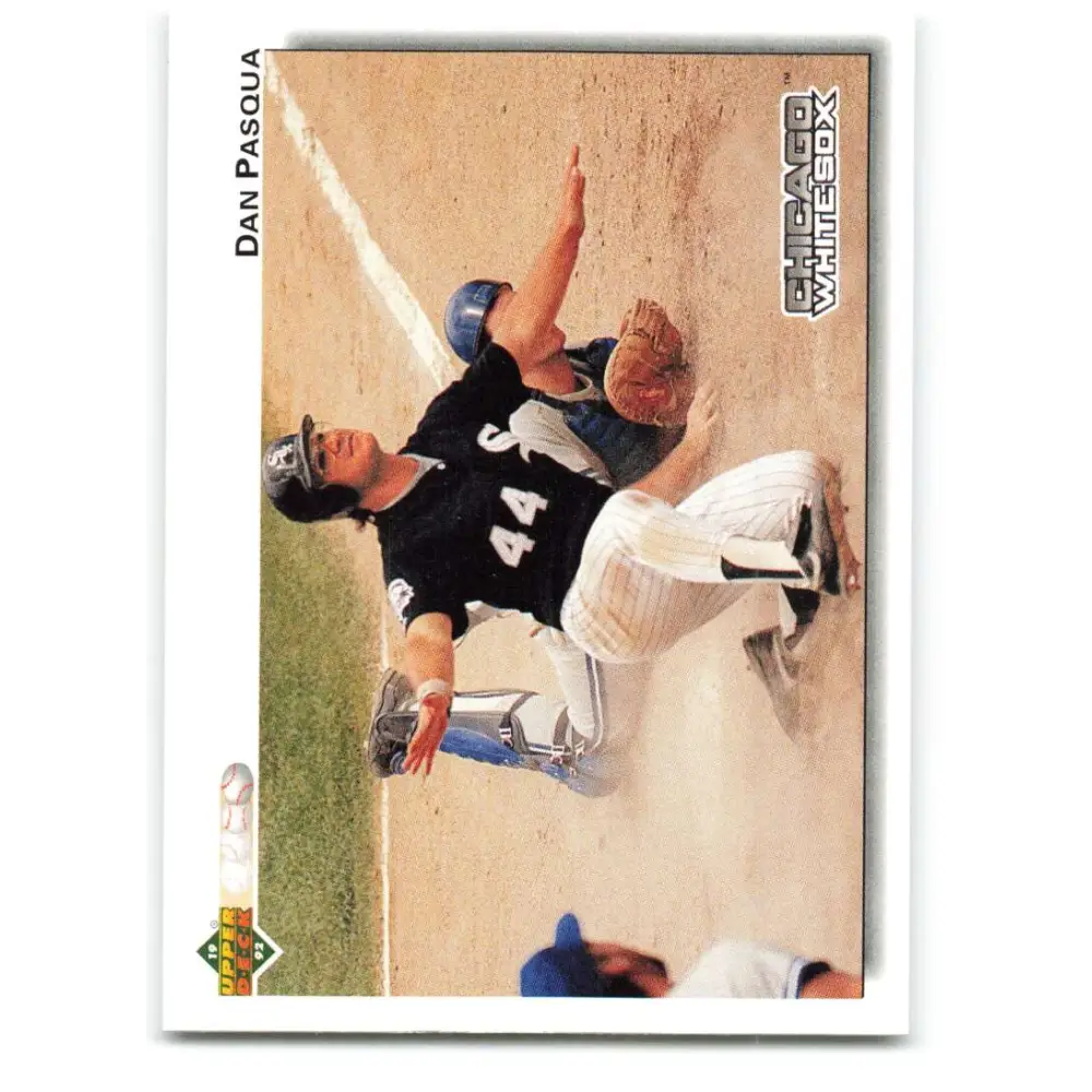 1992 Upper Deck #281 Dan Pasqua NM-MT Chicago White Sox Baseball Card Image 1