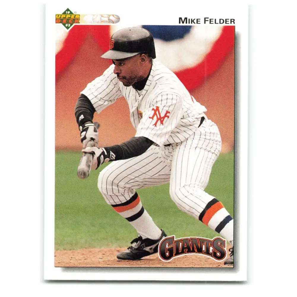 1992 Upper Deck #288 Mike Felder NM-MT San Francisco Giants Baseball Card Image 1