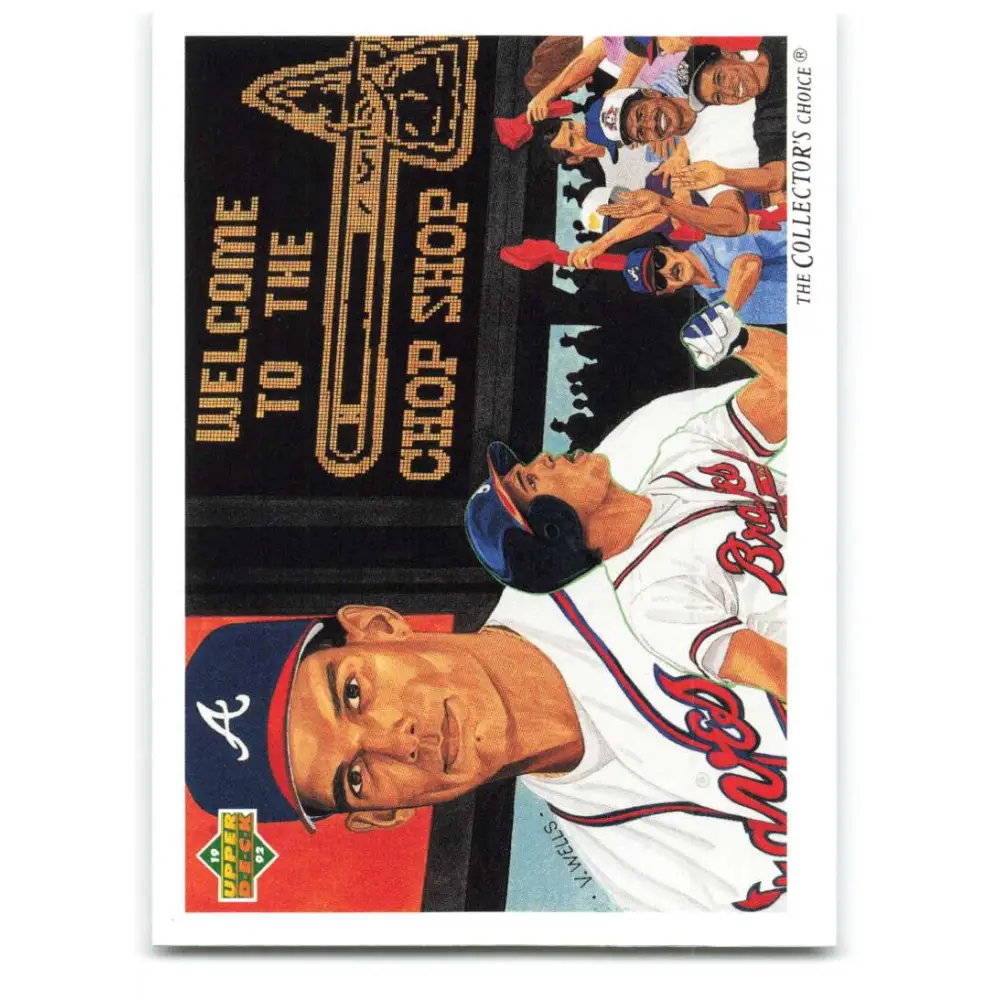 1992 Upper Deck #29 David Justice TC NM-MT Atlanta Braves Baseball Card Image 1