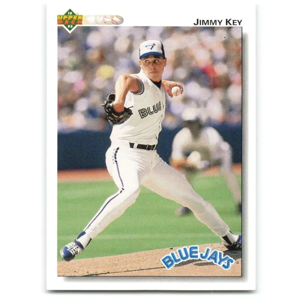 1992 Upper Deck #302 Jimmy Key NM-MT Toronto Blue Jays Baseball Card Image 1