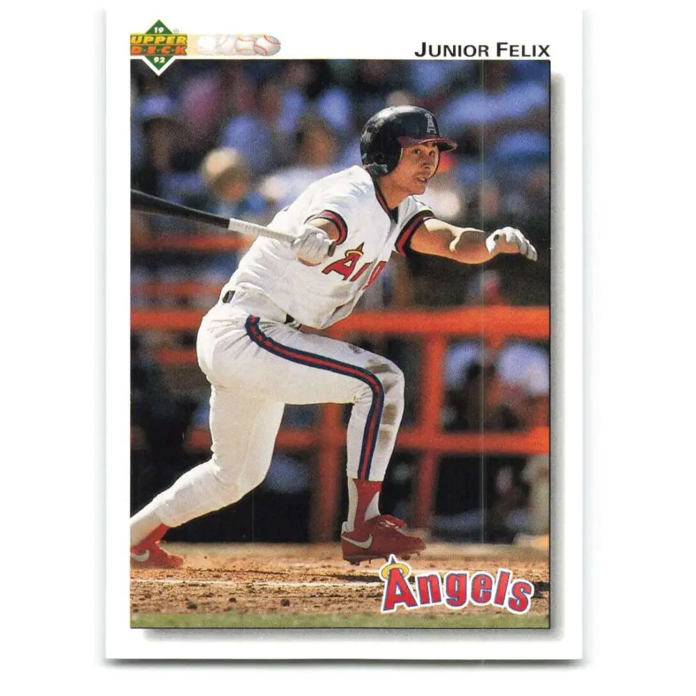 1992 Upper Deck #303 Junior Felix NM-MT California Angels Baseball Card Image 1