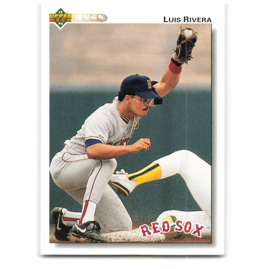 1992 Upper Deck #308 Luis Rivera NM-MT Boston Red Sox Baseball Card Image 1