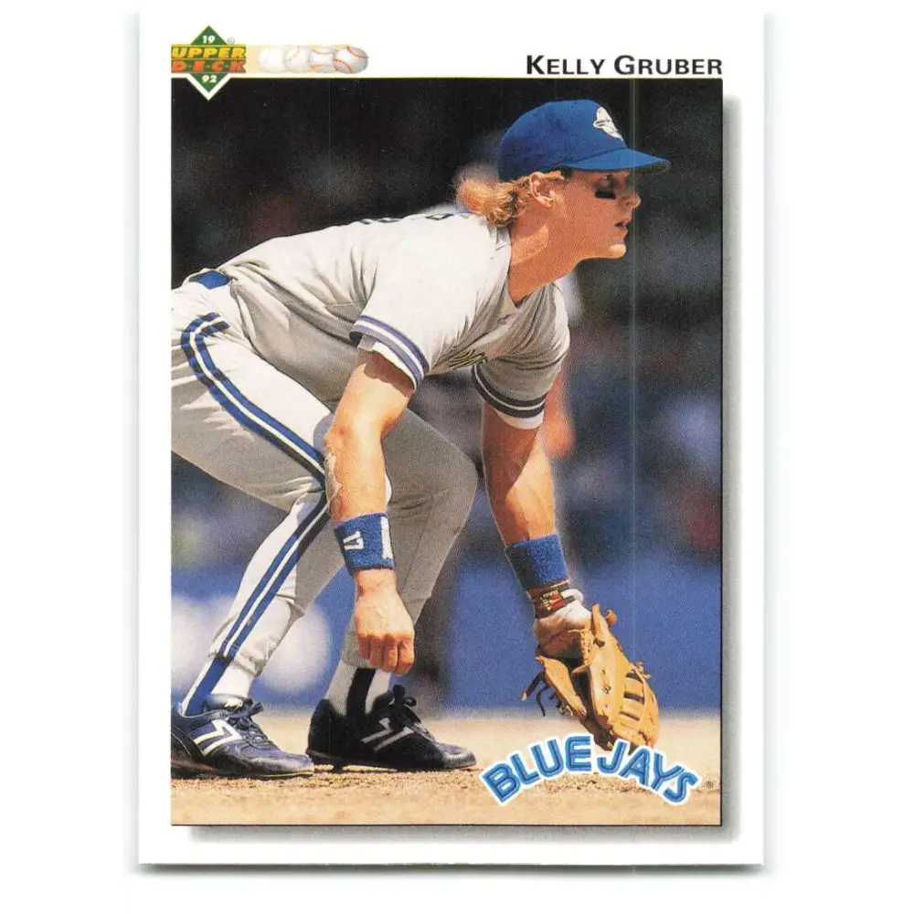 1992 Upper Deck #324 Kelly Gruber NM-MT Toronto Blue Jays Baseball Card Image 1