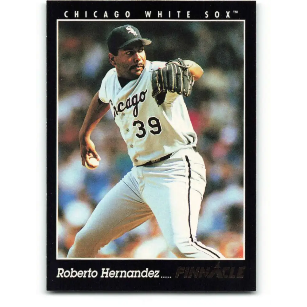 1993 Pinnacle #129 Roberto Hernandez NM-MT Chicago White Sox Baseball Card Image 1
