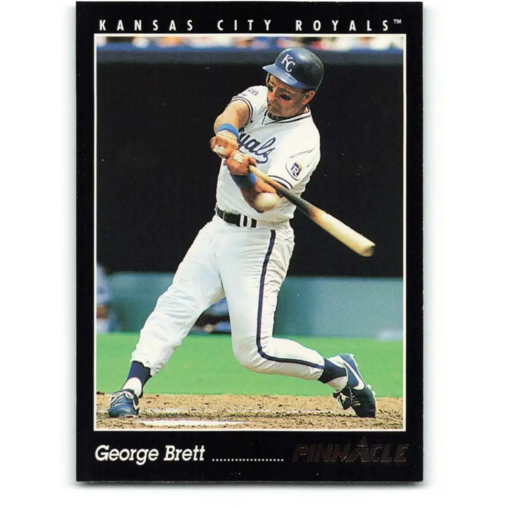 1993 Pinnacle #131 George Brett NM-MT Kansas City Royals Baseball Card Image 1