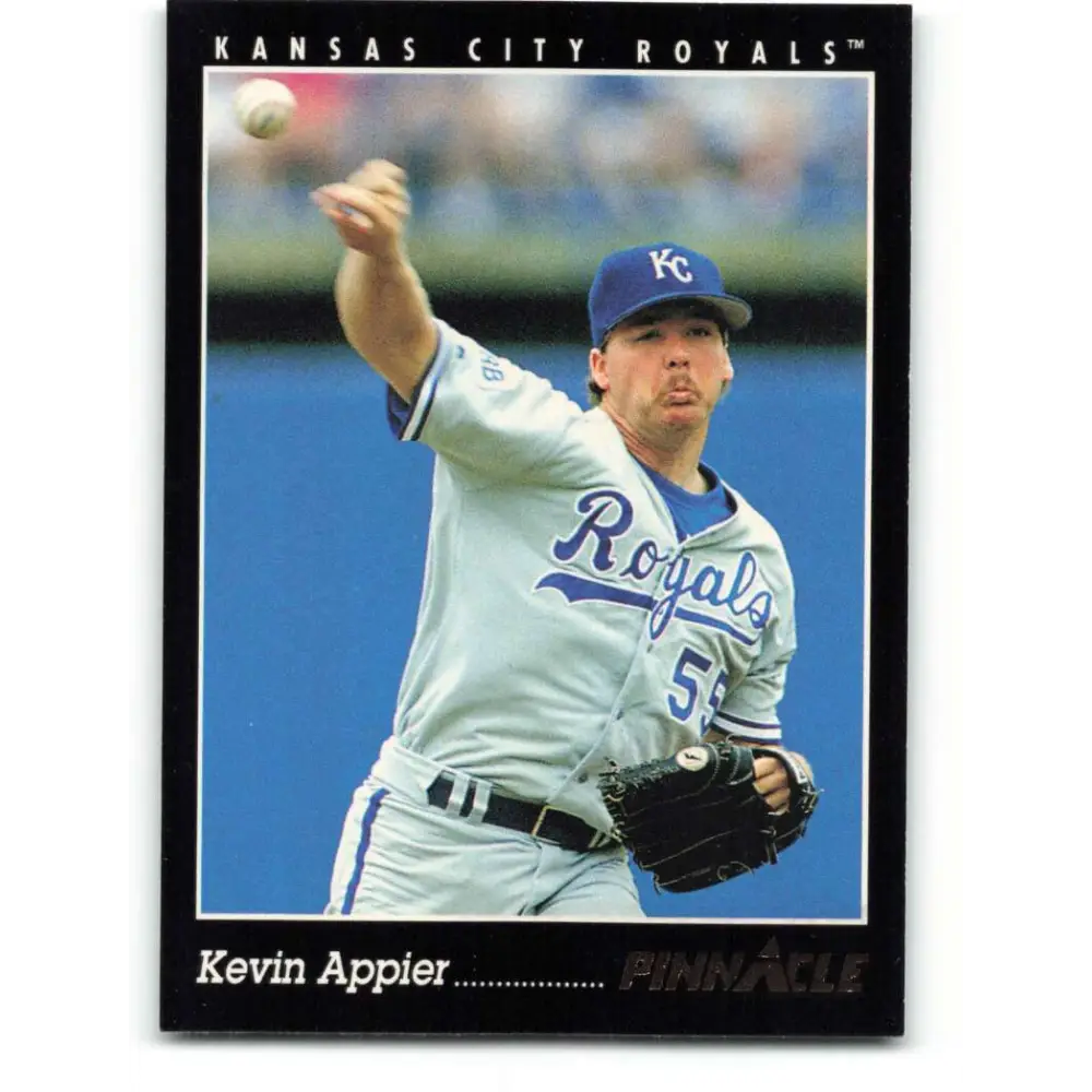 1993 Pinnacle #133 Kevin Appier NM-MT Kansas City Royals Baseball Card Image 1