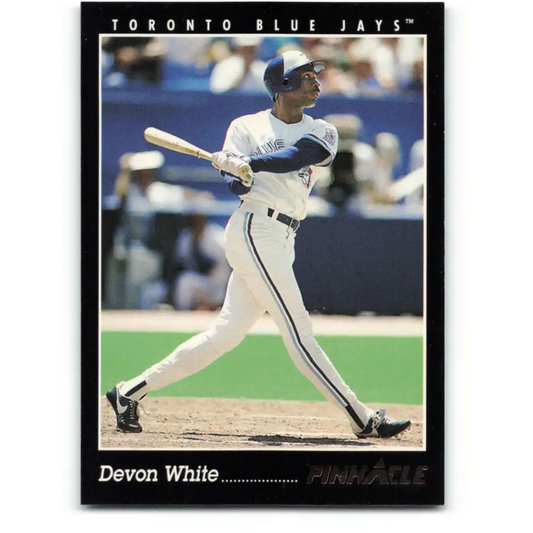 1993 Pinnacle #138 Devon White NM-MT Toronto Blue Jays Baseball Card Image 1