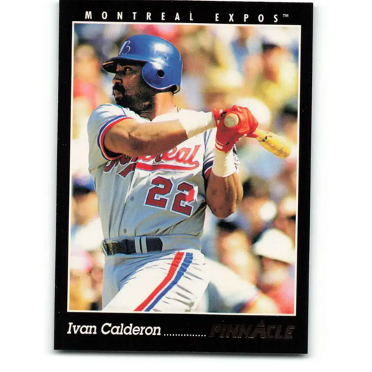 1993 Pinnacle #150 Ivan Calderon NM-MT Montreal Expos Baseball Card Image 1