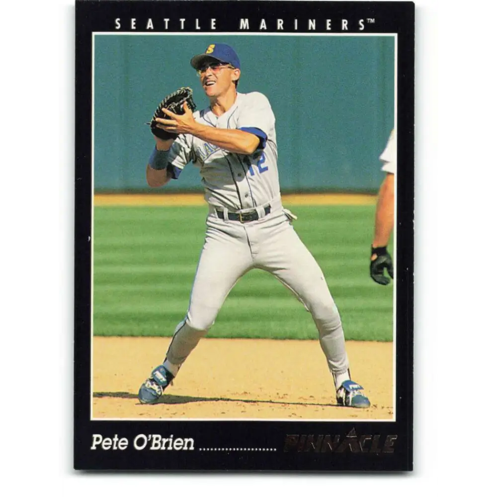 1993 Pinnacle #151 Pete O'Brien NM-MT Seattle Mariners Baseball Card Image 1